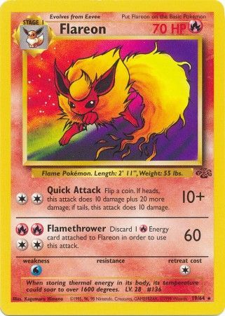 Flareon (19/64) [Jungle Unlimited] | Galaxy Games LLC