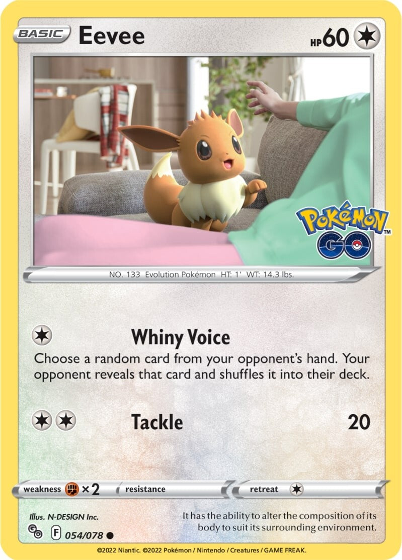 Eevee (054/078) [Pokémon GO] | Galaxy Games LLC