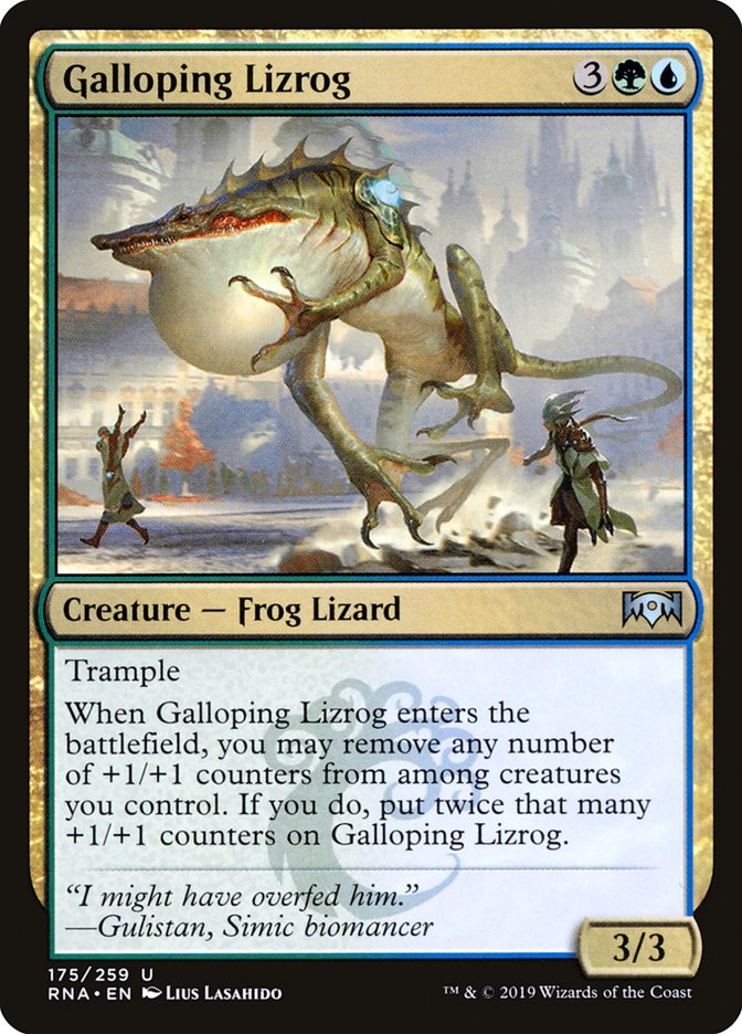 Galloping Lizrog [Ravnica Allegiance] | Galaxy Games LLC