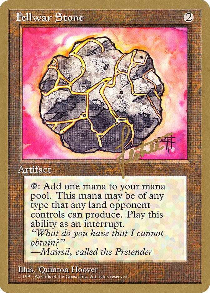 Fellwar Stone (Bertrand Lestree) [Pro Tour Collector Set] | Galaxy Games LLC