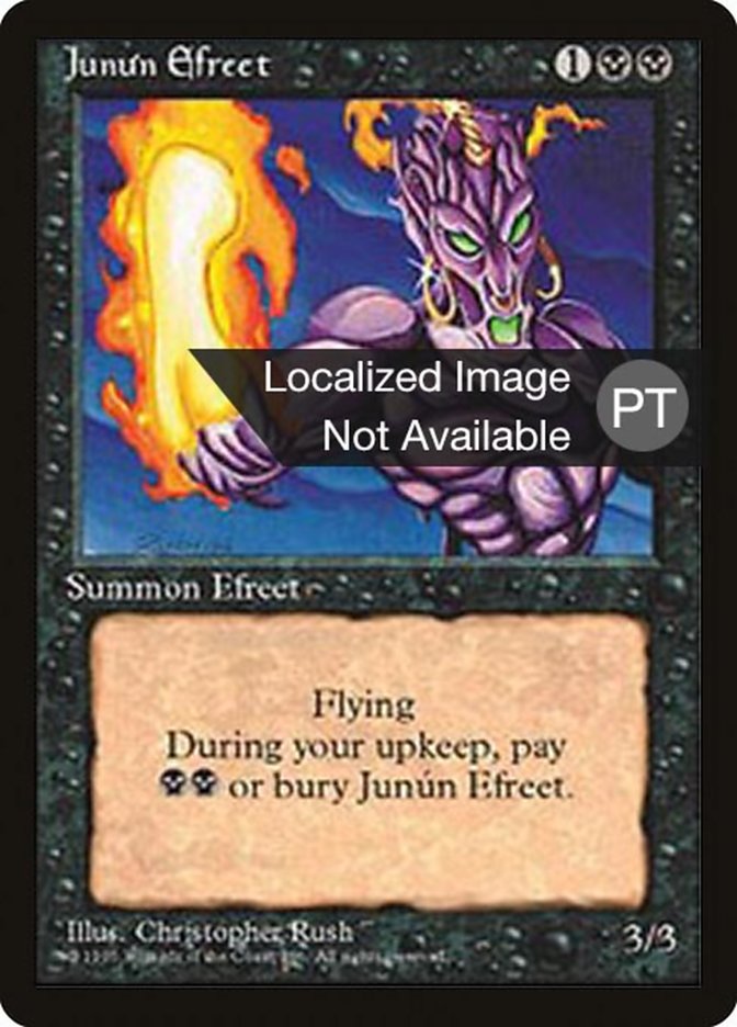 Junun Efreet [Fourth Edition (Foreign Black Border)] | Galaxy Games LLC