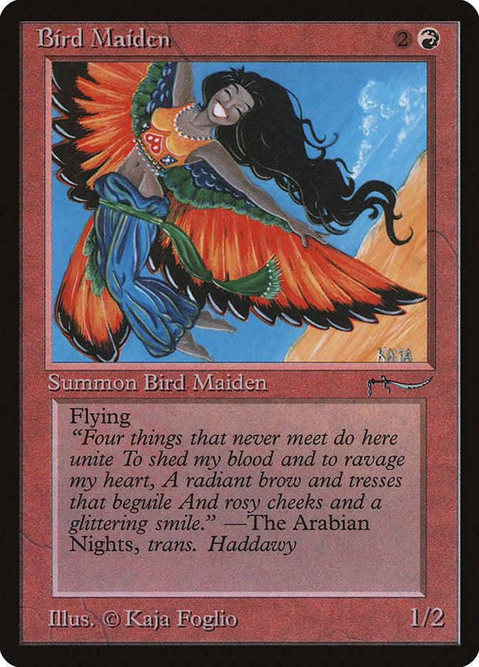 Bird Maiden (Dark Mana Cost) [Arabian Nights] | Galaxy Games LLC