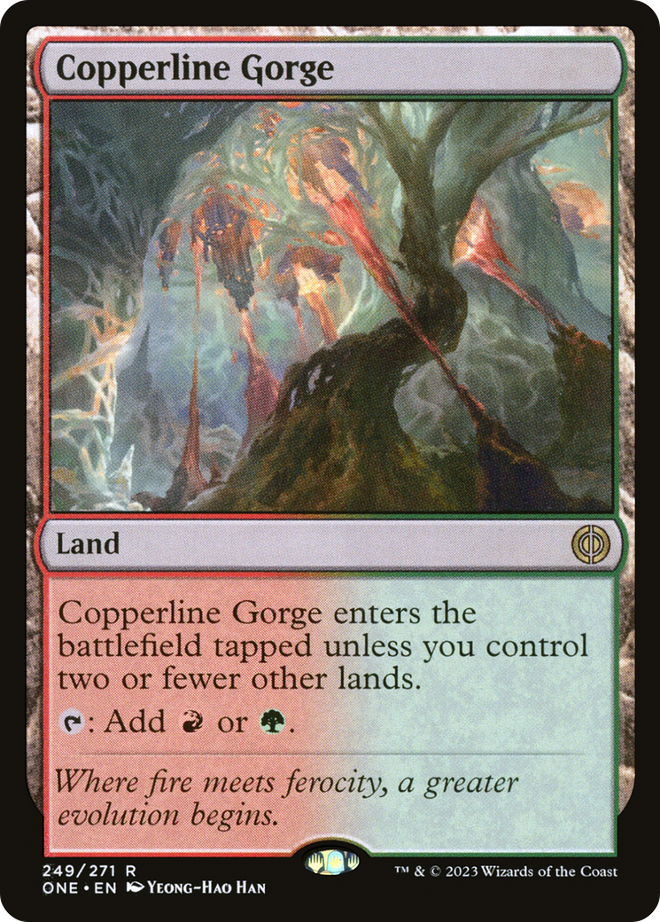 Copperline Gorge [Phyrexia: All Will Be One] | Galaxy Games LLC