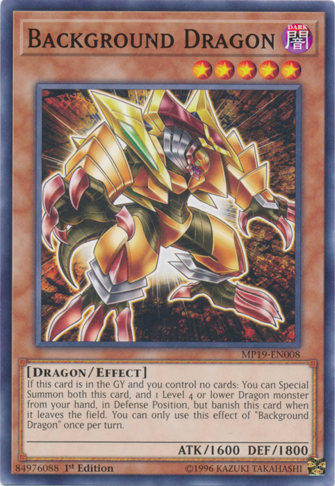 Background Dragon [MP19-EN008] Common | Galaxy Games LLC