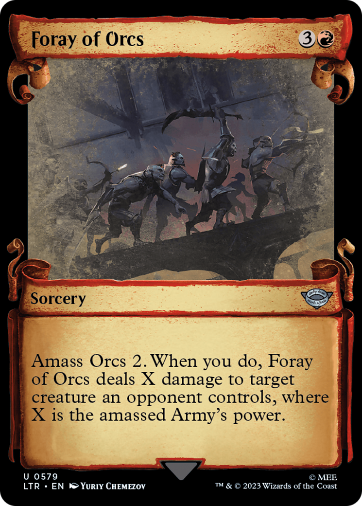 Foray of Orcs [The Lord of the Rings: Tales of Middle-Earth Showcase Scrolls] | Galaxy Games LLC