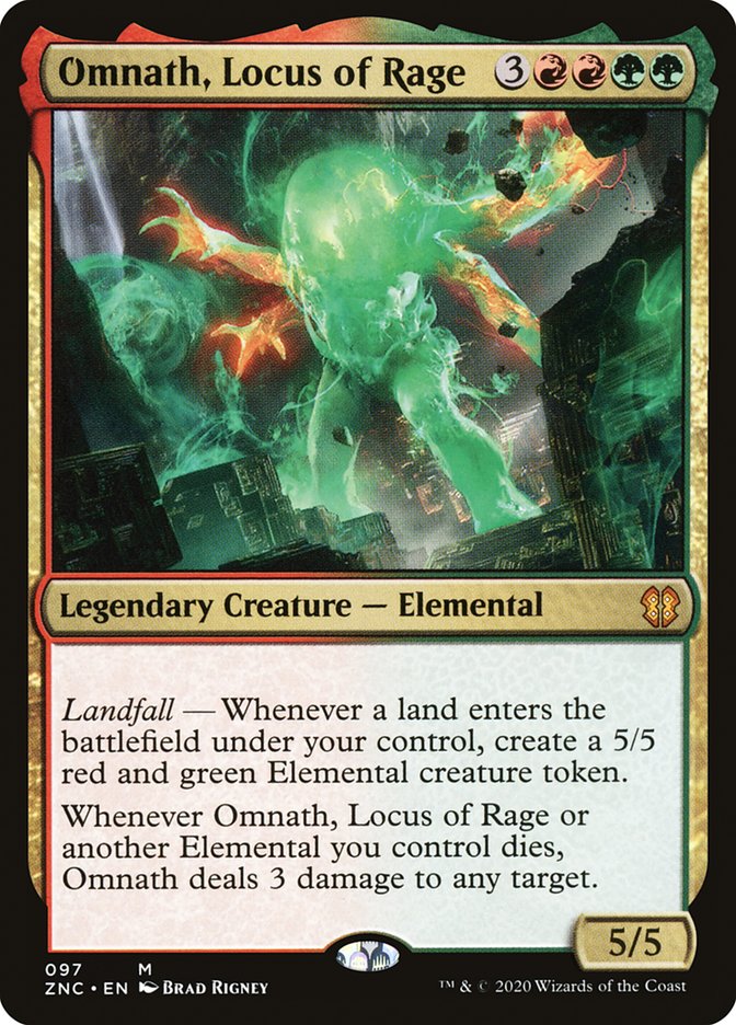 Omnath, Locus of Rage [Zendikar Rising Commander] | Galaxy Games LLC