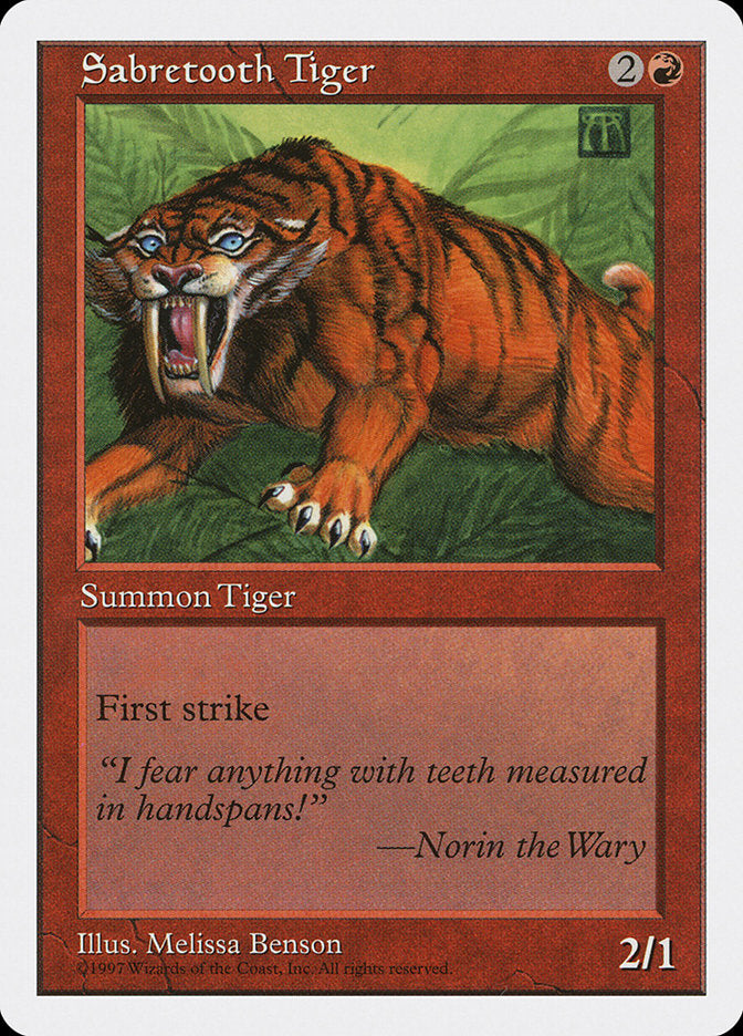Sabretooth Tiger [Fifth Edition] | Galaxy Games LLC