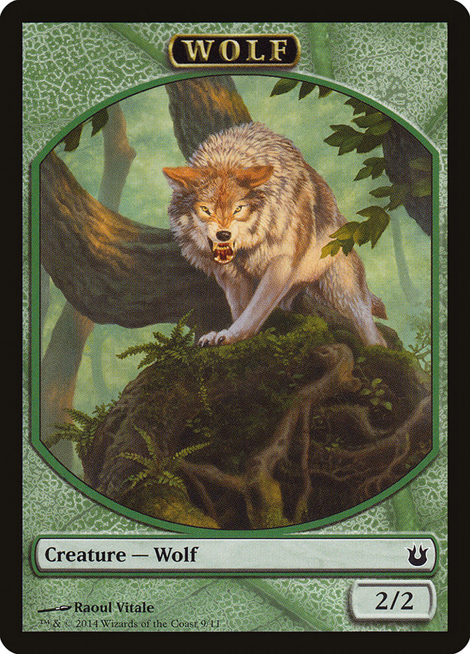 Wolf Token [Born of the Gods Tokens] | Galaxy Games LLC