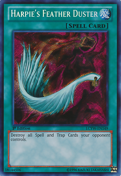 Harpie's Feather Duster [LCYW-EN149] Secret Rare | Galaxy Games LLC