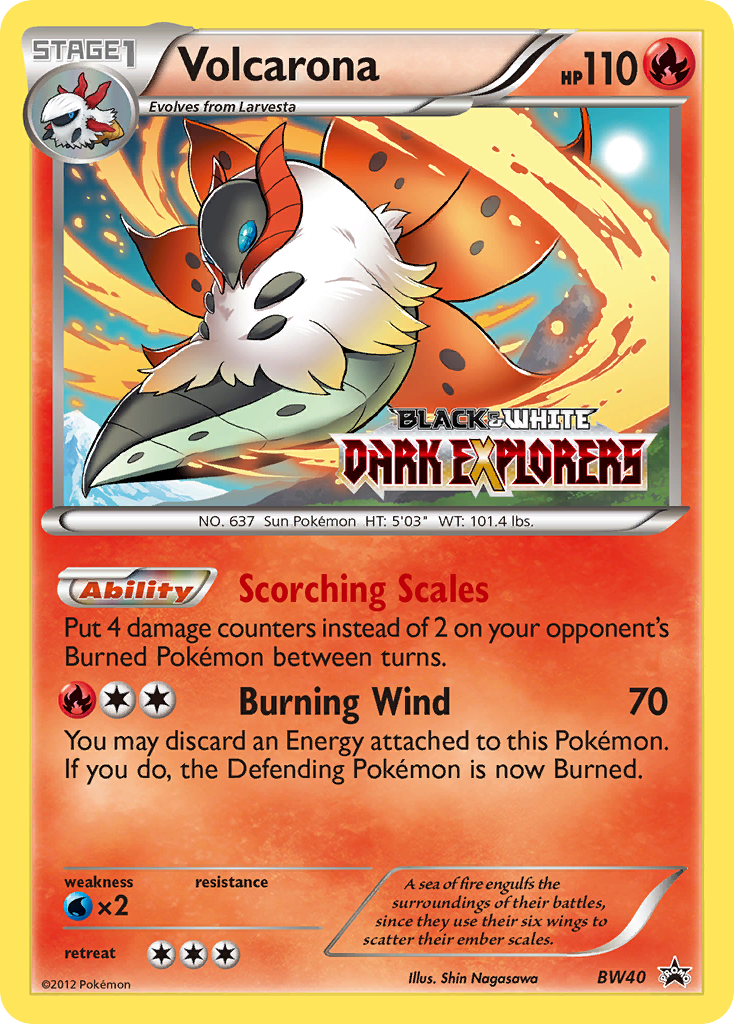 Volcarona (BW40) [Black & White: Black Star Promos] | Galaxy Games LLC