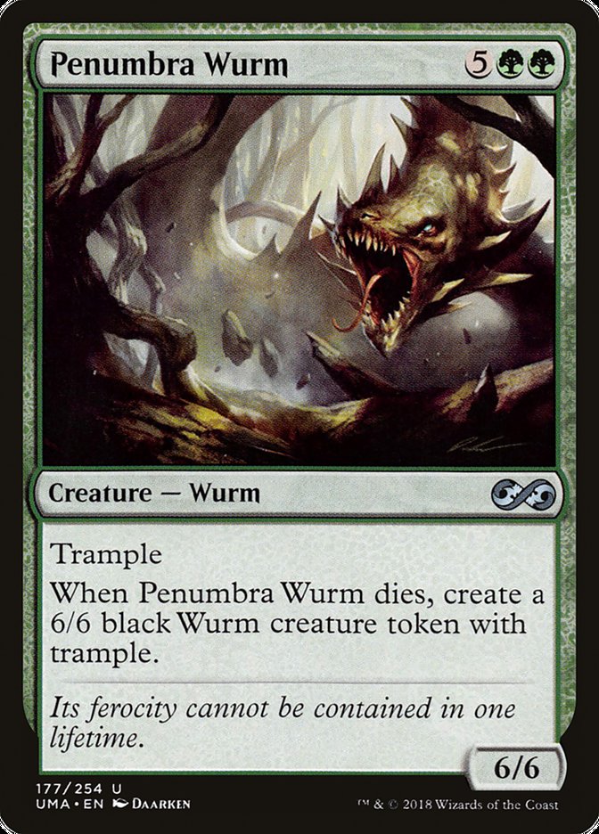 Penumbra Wurm [Ultimate Masters] | Galaxy Games LLC