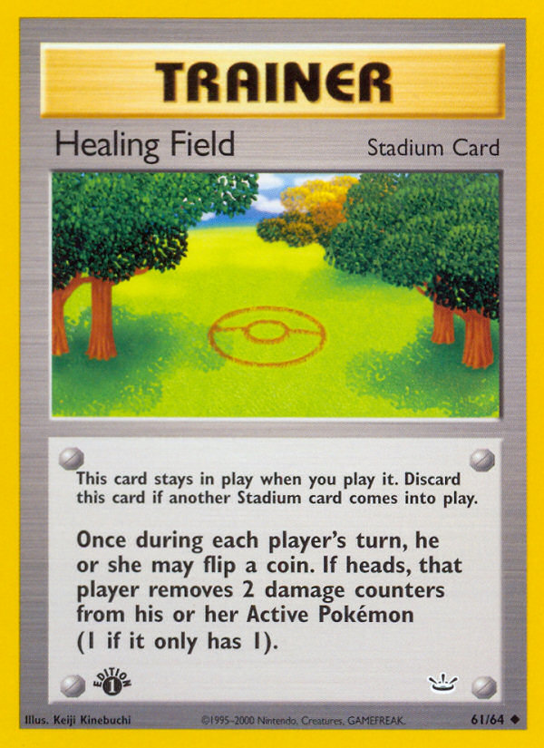 Healing Field (61/64) [Neo Revelation 1st Edition] | Galaxy Games LLC