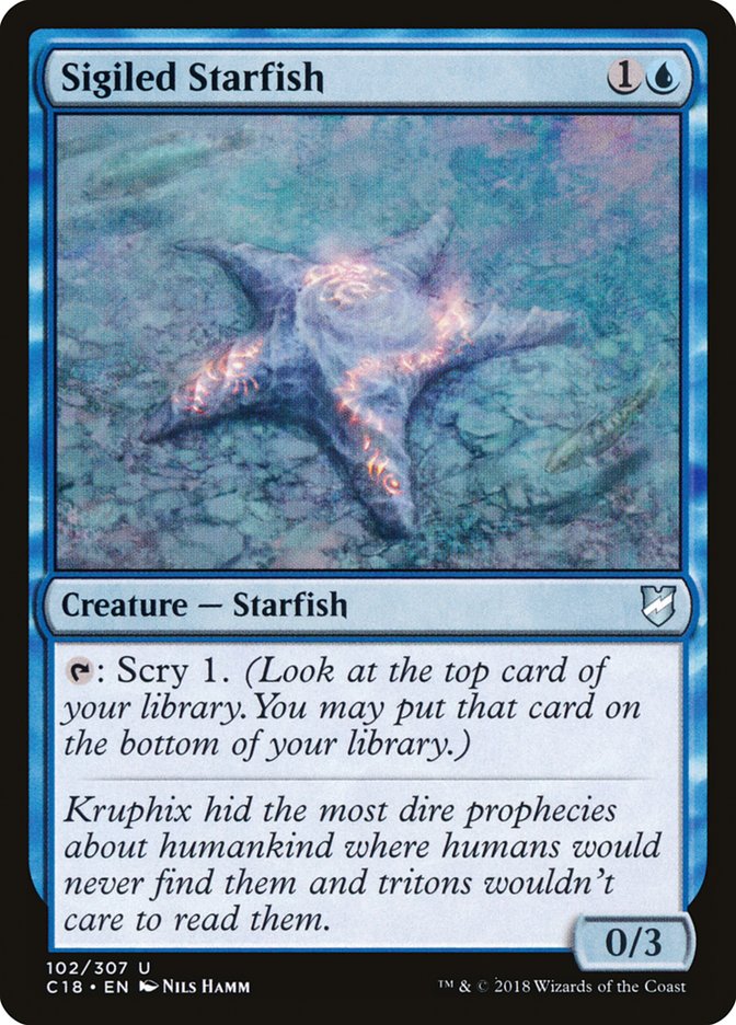 Sigiled Starfish [Commander 2018] | Galaxy Games LLC