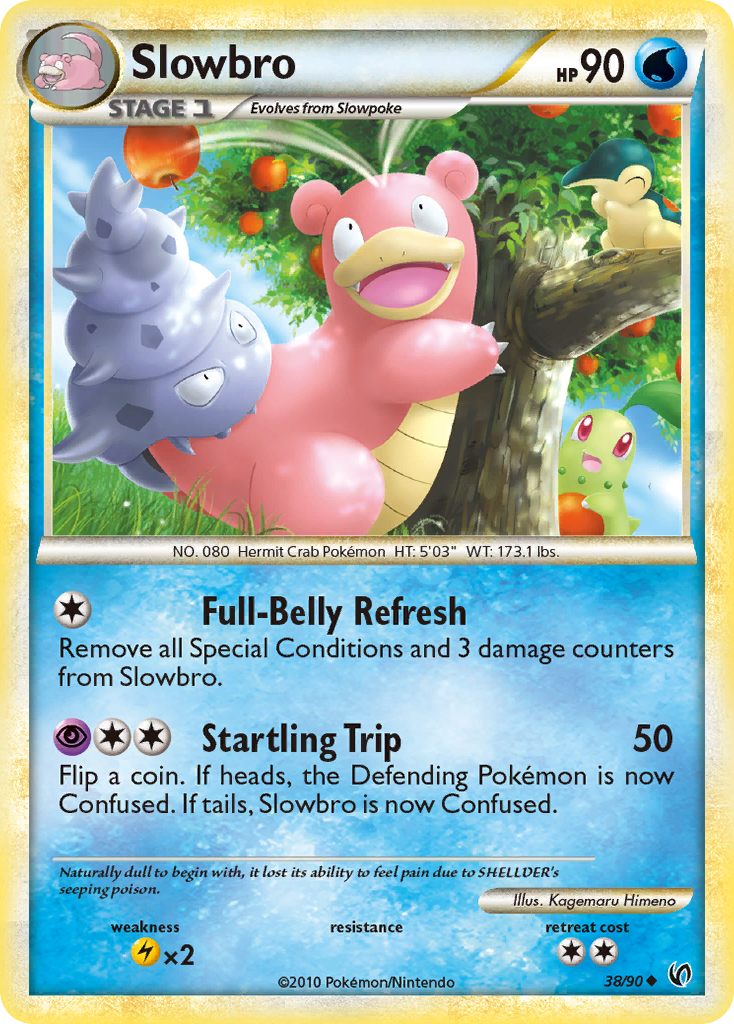 Slowbro (38/90) [HeartGold & SoulSilver: Undaunted] | Galaxy Games LLC