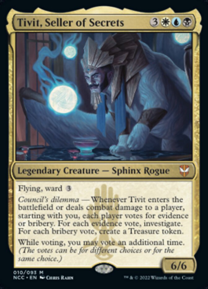 Tivit, Seller of Secrets [Streets of New Capenna Commander] | Galaxy Games LLC