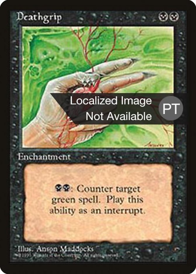 Deathgrip [Fourth Edition (Foreign Black Border)] | Galaxy Games LLC