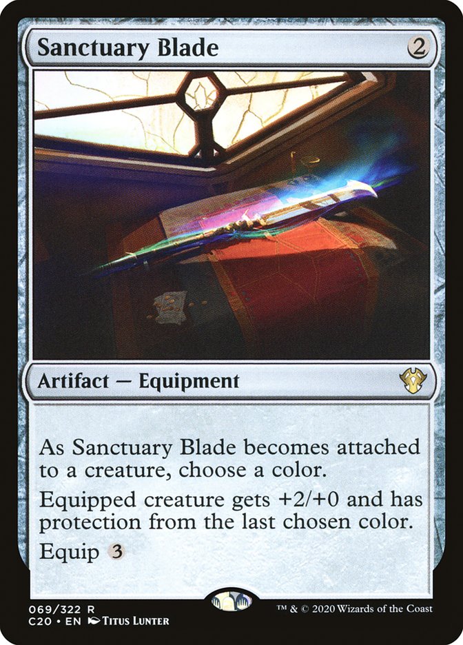 Sanctuary Blade [Commander 2020] | Galaxy Games LLC