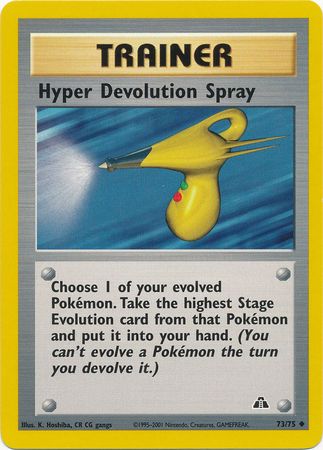 Hyper Devolution Spray (73/75) [Neo Discovery Unlimited] | Galaxy Games LLC