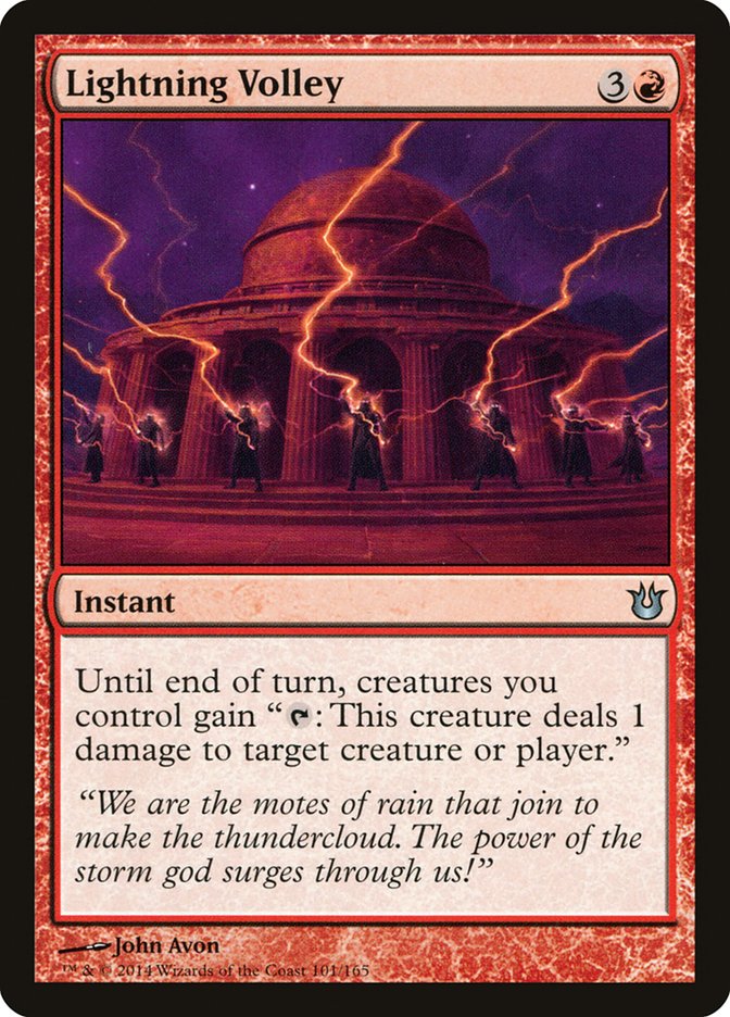 Lightning Volley [Born of the Gods] | Galaxy Games LLC
