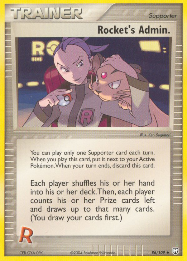 Rocket's Admin. (86/109) [EX: Team Rocket Returns] | Galaxy Games LLC