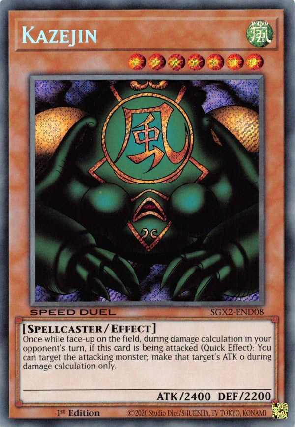 Kazejin [SGX2-END08] Secret Rare | Galaxy Games LLC