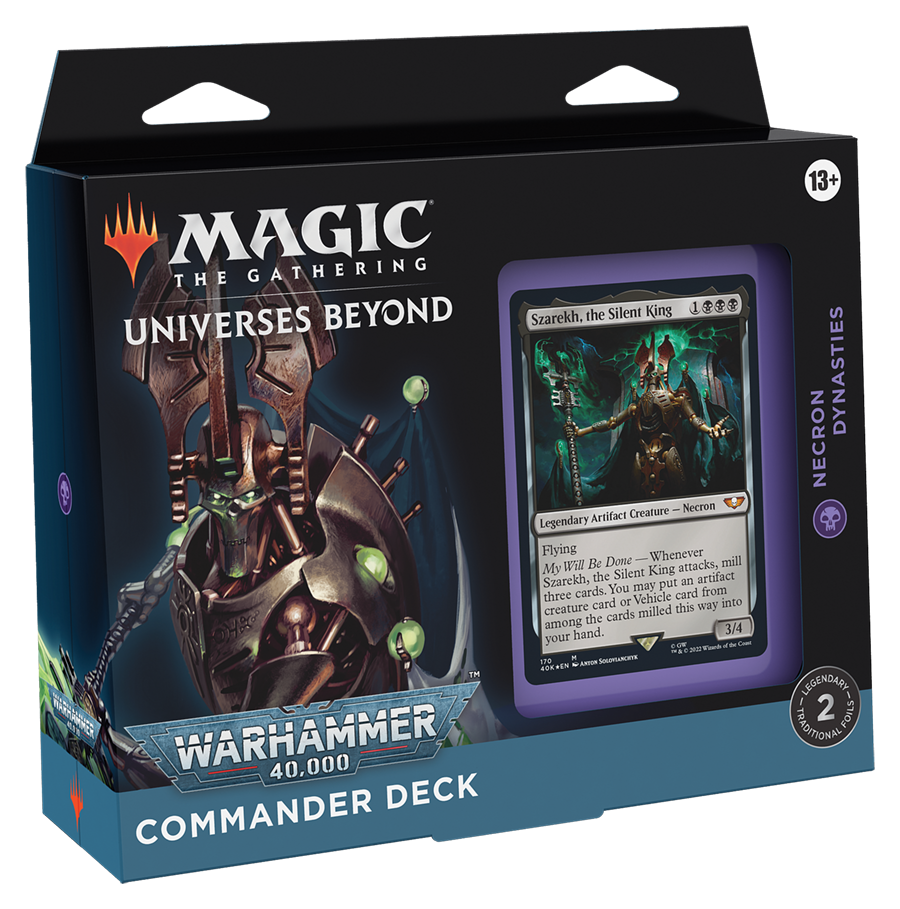 Warhammer 40,000 - Commander Deck (Necron Dynasties) | Galaxy Games LLC