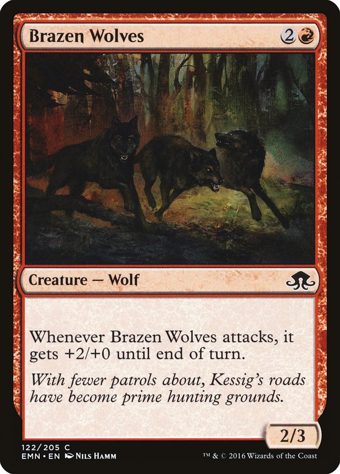 Brazen Wolves [Eldritch Moon] | Galaxy Games LLC
