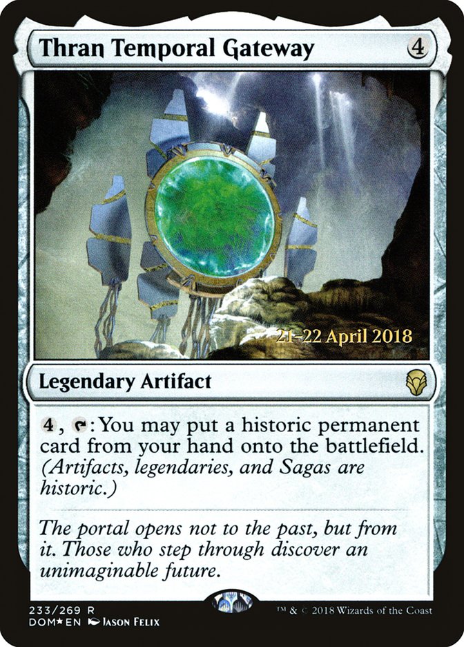 Thran Temporal Gateway [Dominaria Prerelease Promos] | Galaxy Games LLC