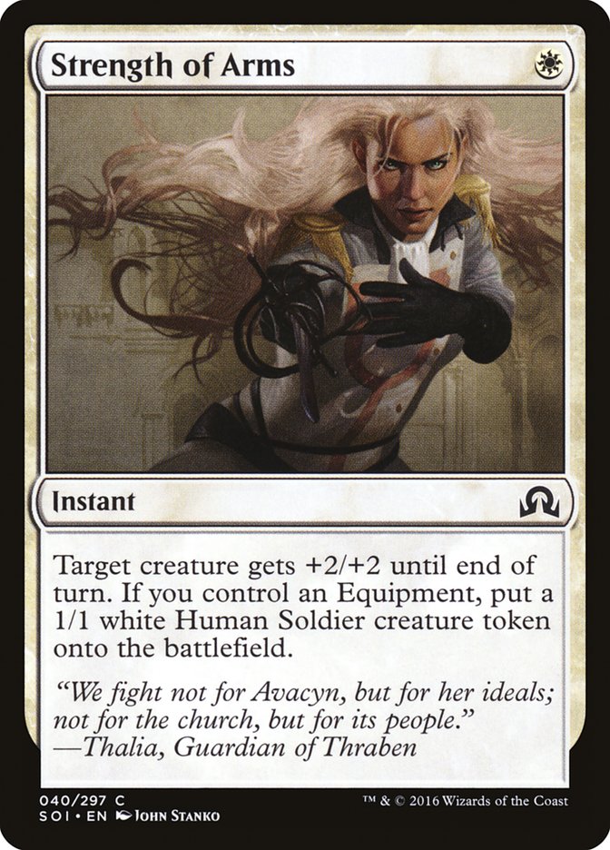 Strength of Arms [Shadows over Innistrad] | Galaxy Games LLC