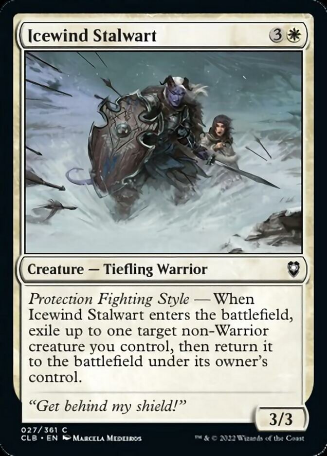 Icewind Stalwart [Commander Legends: Battle for Baldur's Gate] | Galaxy Games LLC