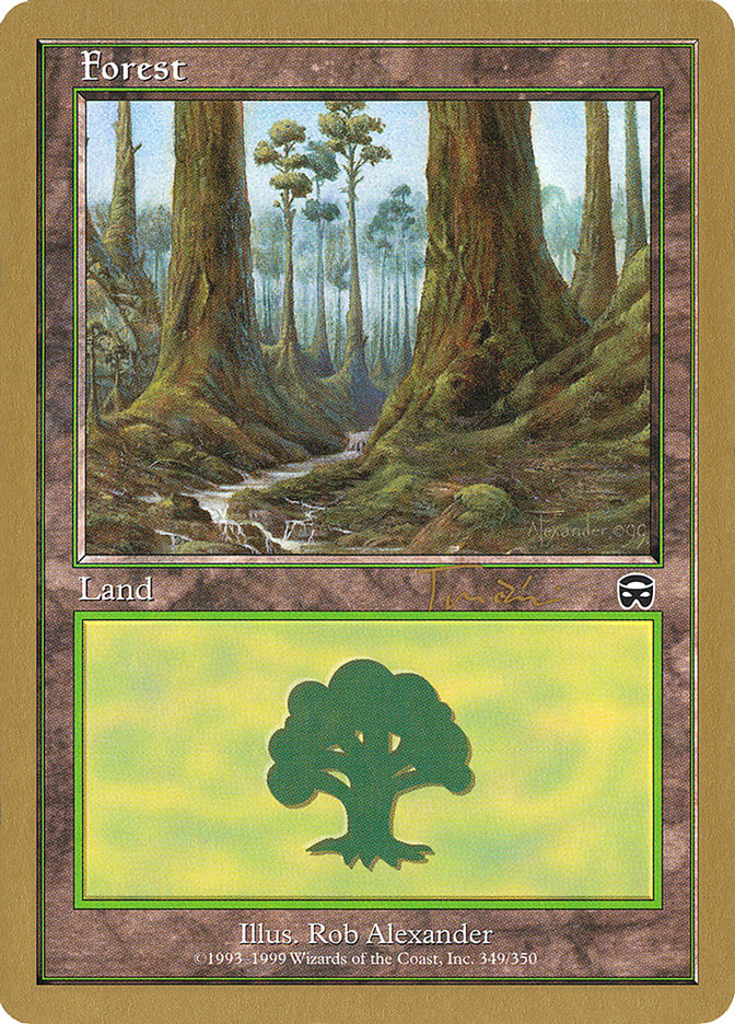 Forest (jt349) (Jan Tomcani) [World Championship Decks 2001] | Galaxy Games LLC