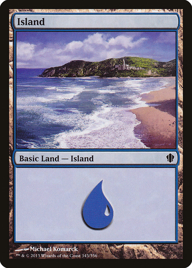 Island (343) [Commander 2013] | Galaxy Games LLC