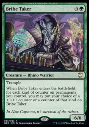 Bribe Taker (Promo Pack) [Streets of New Capenna Commander Promos] | Galaxy Games LLC