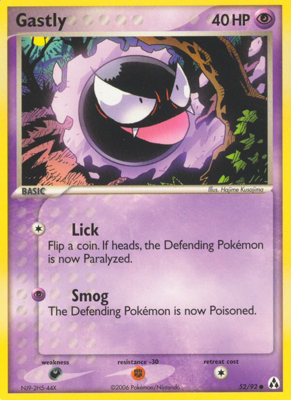 Gastly (52/92) [EX: Legend Maker] | Galaxy Games LLC