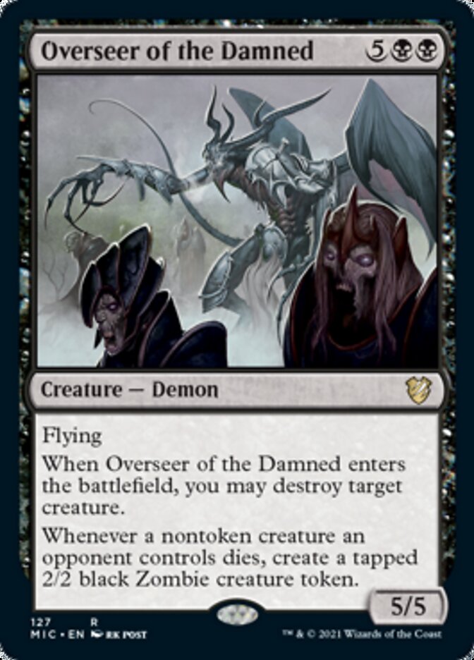 Overseer of the Damned [Innistrad: Midnight Hunt Commander] | Galaxy Games LLC