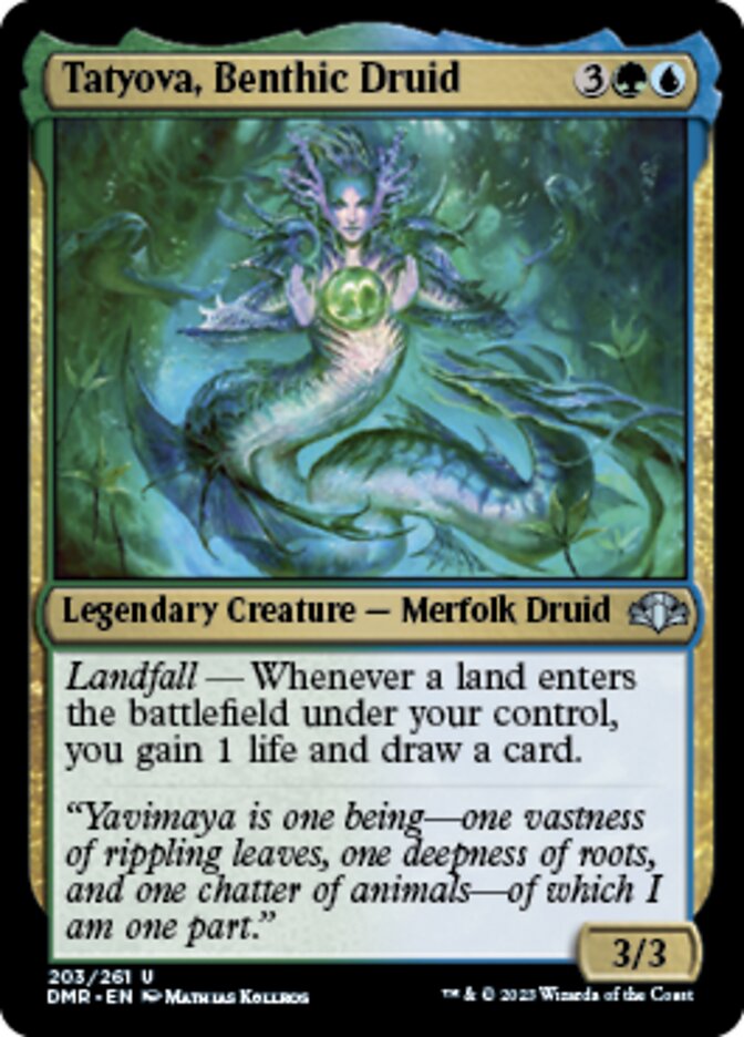 Tatyova, Benthic Druid [Dominaria Remastered] | Galaxy Games LLC