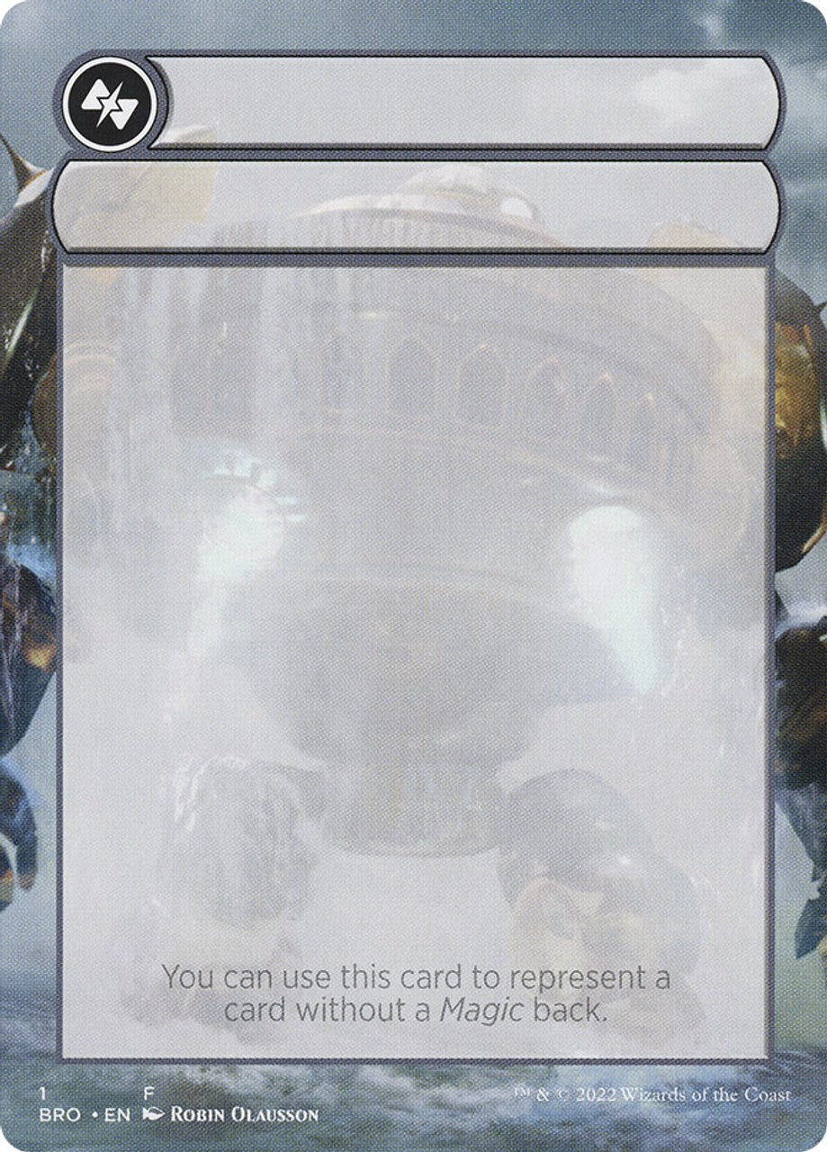 Helper Card [The Brothers' War Tokens] | Galaxy Games LLC