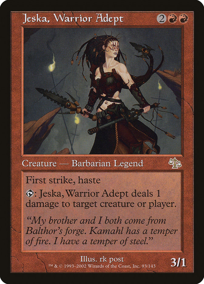 Jeska, Warrior Adept [Judgment] | Galaxy Games LLC