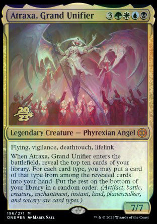 Atraxa, Grand Unifier [Phyrexia: All Will Be One Prerelease Promos] | Galaxy Games LLC