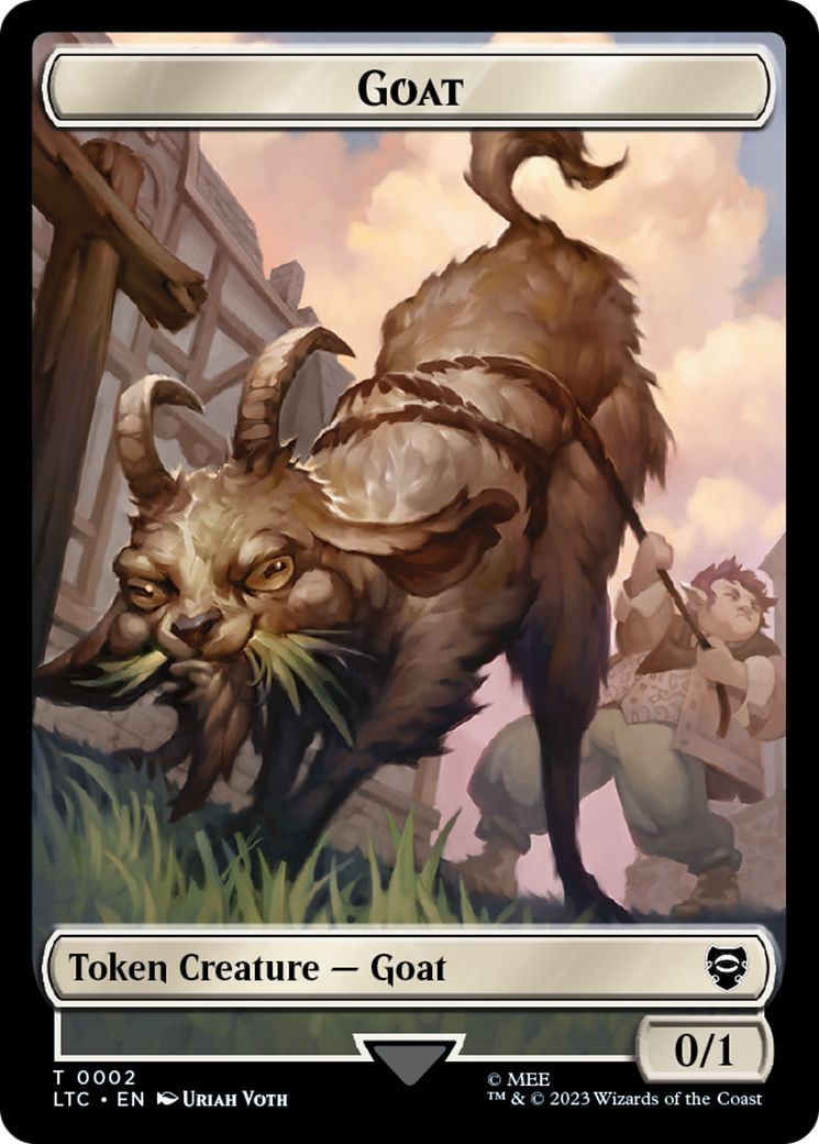 Bird // Goat Token [The Lord of the Rings: Tales of Middle-Earth Commander Tokens] | Galaxy Games LLC