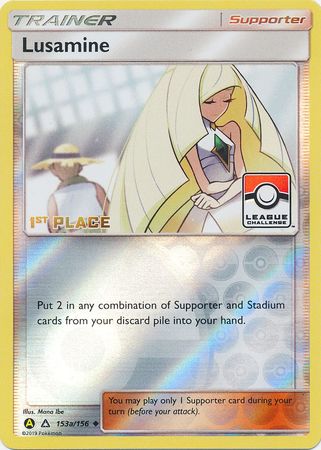 Lusamine (153a/156) (League Challenge Alt Art 1st Place) [Sun & Moon: Ultra Prism] | Galaxy Games LLC