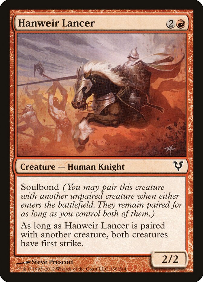 Hanweir Lancer [Avacyn Restored] | Galaxy Games LLC