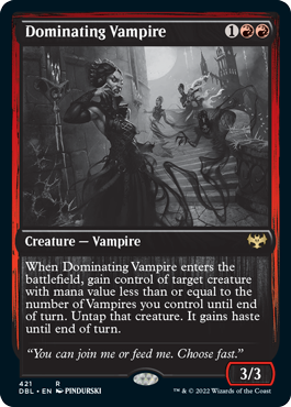 Dominating Vampire [Innistrad: Double Feature] | Galaxy Games LLC