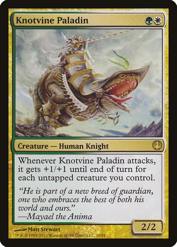 Knotvine Paladin [Duel Decks: Knights vs. Dragons] | Galaxy Games LLC