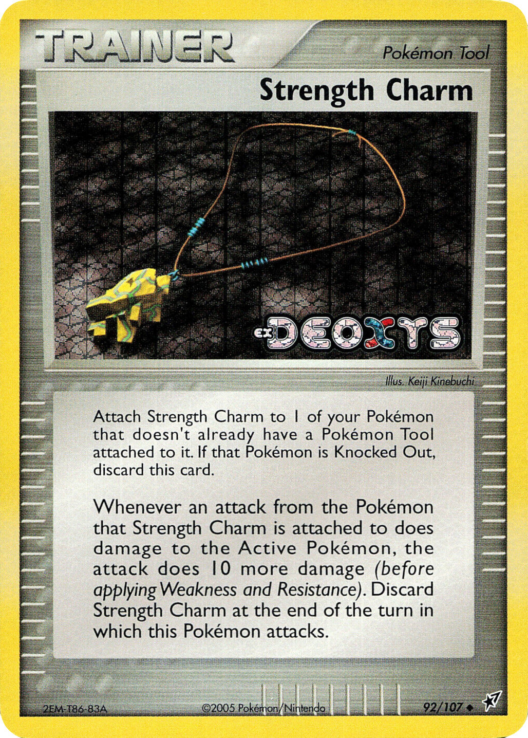 Strength Charm (92/107) (Stamped) [EX: Deoxys] | Galaxy Games LLC