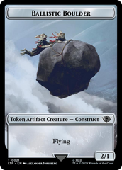 Ballistic Boulder // Food (0023) Double-Sided Token (Surge Foil) [The Lord of the Rings: Tales of Middle-Earth Tokens] | Galaxy Games LLC