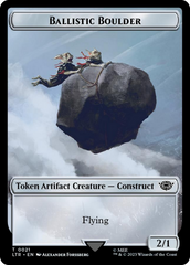 Ballistic Boulder // Food (0022) Double-Sided Token (Surge Foil) [The Lord of the Rings: Tales of Middle-Earth Tokens] | Galaxy Games LLC