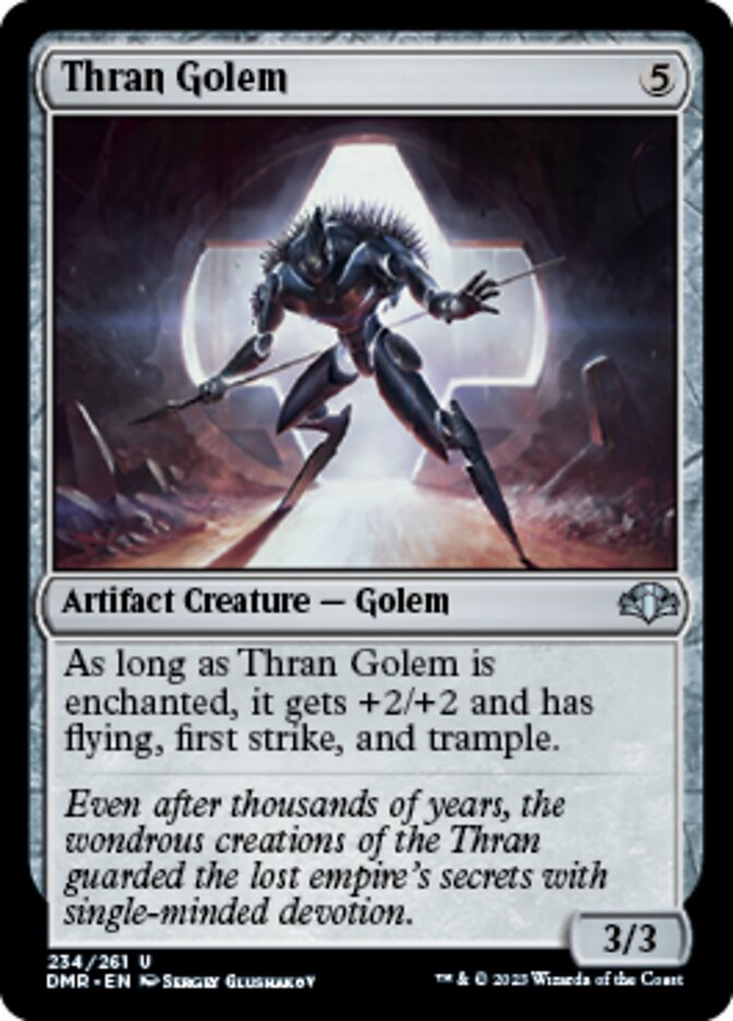 Thran Golem [Dominaria Remastered] | Galaxy Games LLC