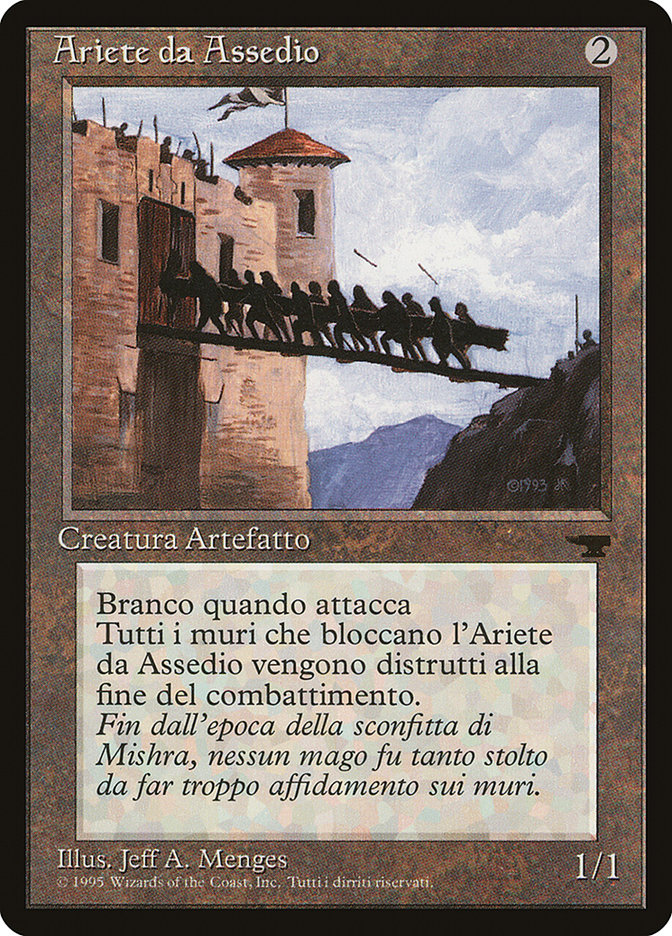 Battering Ram (Italian) - "Ariete da Assedio" [Rinascimento] | Galaxy Games LLC