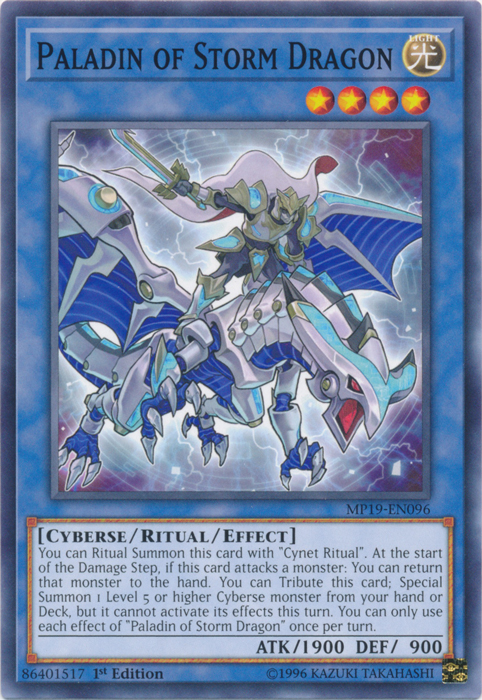 Paladin of Storm Dragon [MP19-EN096] Common | Galaxy Games LLC